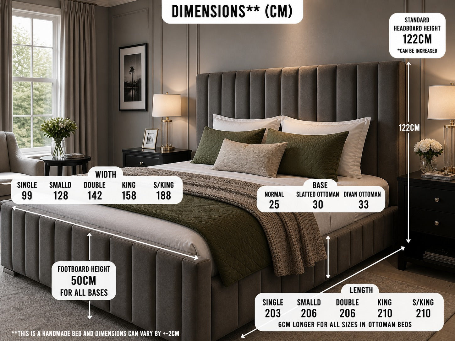 Glasgow Luxe Bed