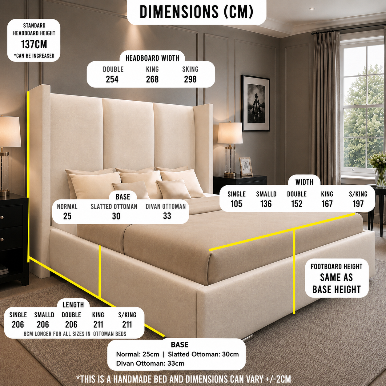 Oxford  Bed